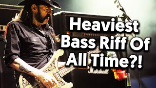 Heaviest Bass Riff Of All Time Tutorial  Tab [upl. by Atirehgram399]