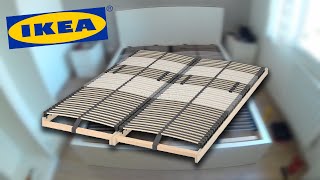 IKEA Assembling LEIRSUND  Montage Sommier [upl. by Artie]