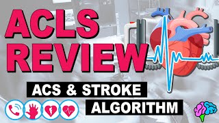 ACS amp Stroke Algorithms  ACLS Review [upl. by Imij791]