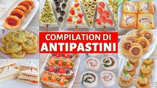 10 IDEE DI ANTIPASTI PER VIGILIA NATALE E CAPODANNO  10 Ricette Facili per il Buffet delle Feste [upl. by Stila]