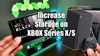 HOW TO Increase Xbox Series XS Storage using External Hard Disk [upl. by Ssac]