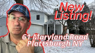 Home Tour  61 Maryland Road Plattsburgh NY [upl. by Brighton]