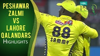 PSL 2017 Match 6 Peshawar Zalmi v Lahore Qalandars Highlights [upl. by Rheba972]