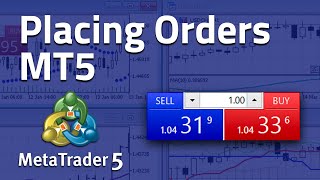 How to Place Orders on MetaTrader 5 [upl. by Enimassej331]