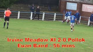 Irvine Meadow XI v Pollok  10th February 2024  Just the Goals [upl. by Mahmud523]