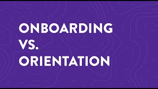 Employee Onboarding vs Employee Orientation [upl. by Ahsienroc]