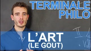 Lart le goût  Philosophie  Terminale  Les Bons Profs [upl. by Inesita233]