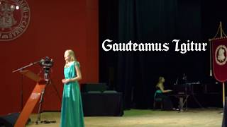 quotGaudeamus Igiturquot 1287 Students Graduation Hymn  Academic Song  Studentų Himnas subs [upl. by Rosemarie]