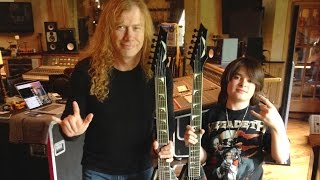 Dave Mustaine  Megadeth with Vince Minogue  Wireless Soul in the recording studio  Nashville TN [upl. by Aiam]