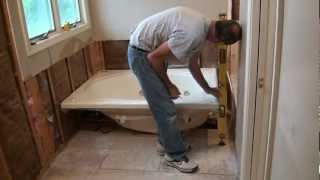 Installing a Whirlpool Jet Tub Part 1 [upl. by Olrac]