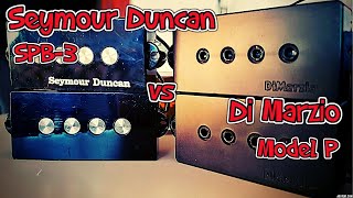 Di Marzio Model P vs Seymour Duncan SPB3 [upl. by Sharma274]