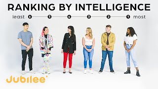 Strangers Rank Their Intelligence  IQ vs First Impressions [upl. by Vince]