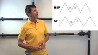 Distinguishing between BSP and NPT thread types in plastic pipe systems [upl. by Bunder]