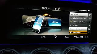 Enable Mirrorlink from Engineering Mode on Mercedes EClass w213 2017 [upl. by Thant]