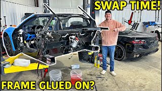 Rebuilding A Wrecked 2023 Corvette C8 Part 5 [upl. by Ytsirt]