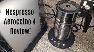 Nespresso Aeroccino 4 Milk Frother Review  Worth upgrading from the Aeroccino 3 [upl. by Nikolai]