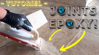 COMMENT FAIRE DES JOINTS EPOXY SUR CARRELAGE Tuto et démo [upl. by Niliak]