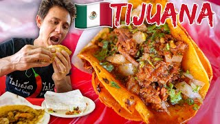 Mexican Street Food in Tijuana 🇲🇽 INSANE TACOS TOUR IN MEXICO 🌮Part 2 [upl. by Akenet717]