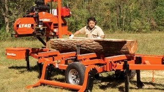 LT40 Hydraulic Portable Sawmill Walkthrough  WoodMizer [upl. by Derfla]