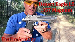 Desert Eagle L5 Range Review  TheFireArmGuy [upl. by Prince77]