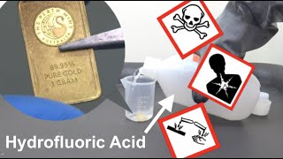 Hydrofluoric acid VS Gold [upl. by Burlie]