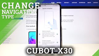 CUBOT X30 and Air Gestures Option – Activate Gesture Navigation [upl. by Esele]