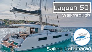 Lagoon 50 2020 Walkthrough Catamaran Listing Tour at Invite Only Beneteau Event [upl. by Uttasta]