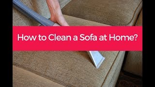 How to Clean Sofa at Home 5 Easy Steps [upl. by Nnahtur]