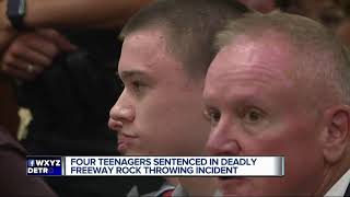 4 teens sentenced to prison in fatal I75 rock throwing prank from 2017 [upl. by Tiossem]