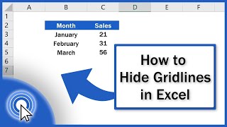 How to Hide Gridlines in Excel the Easy Way [upl. by Aynas110]