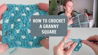 How to Crochet a Granny Square [upl. by Araic]