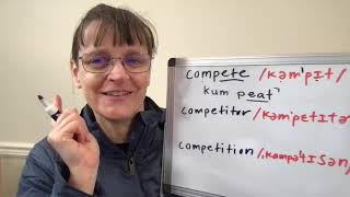 How to Pronounce Compete Competitor and Competition [upl. by Guillemette]