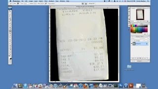 How to Darken a Faded Receipt in Photoshop  Using Adobe Photoshop [upl. by Yrruc]