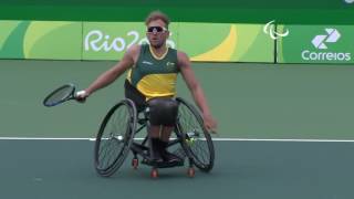 Day 3 morning  Wheelchair Tennis highlights  Rio 2016 Paralympic Games [upl. by Ardin]