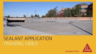 Sika Sealant Application Video [upl. by Yragerg]