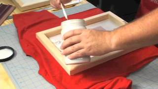 Screen Printing Stencil Method [upl. by Nyrb]