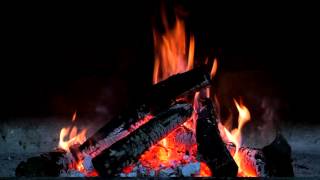 Cozy Crackling Fire – 9 Hour HD Virtual Fireplace – Sleep Sound Ambience Romance [upl. by Zednanreh]