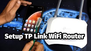 How to Setup amp Configure TP Link WiFi Router Using Mobile [upl. by Gillette]