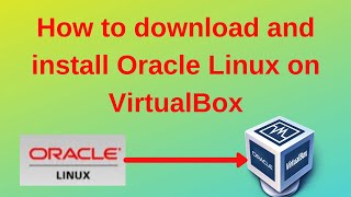 How to download and install Oracle Linux on VirtualBox [upl. by Lennaj886]