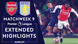 Arsenal v Aston Villa  PREMIER LEAGUE HIGHLIGHTS  10222021  NBC Sports [upl. by Milo]