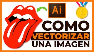 como VECTORIZAR una IMAGEN en ILLUSTRATOR CC 🚀 rapido 2  Koradi Productions [upl. by Dmitri]