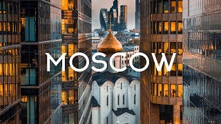 Moscow Russia Aerial Drone 4K Timelabpro [upl. by Lynnworth]