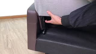 Recliner sofa disassemble video [upl. by Stiruc672]