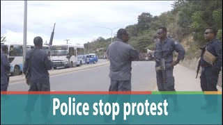 Police stop protest [upl. by Varney]