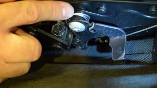 HowTo Replace A Reclining Mechanism Release Trigger [upl. by Aisats]