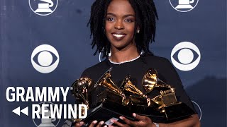 Watch Lauryn Hill Win Best New Artist In 1999  GRAMMY Rewind [upl. by Ayotol116]