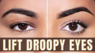 How To INSTANTLY Lift Droopy Eyelids [upl. by Casteel155]