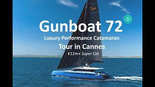 Gunboat 72 Flybridge  Luxury Performance Catamaran Tour [upl. by Yesrod128]