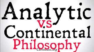 Analytic vs Continental Philosophy Distinction [upl. by Ojyma419]