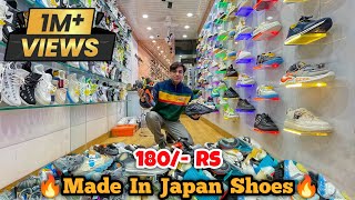 Made In Japan Shoes ₹180  Imported Shoes  Shoes Wholesale Market In Delhi  Wholesale Shoes Market [upl. by Saiasi166]